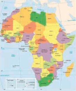 Mapa de África Evolución, Caballos y Curiosidad
